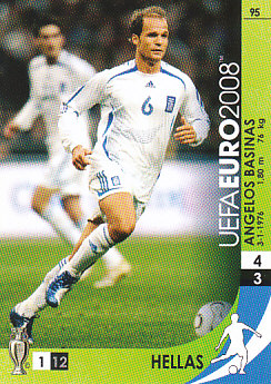 Angelos Basinas Greece Panini Euro 2008 Card Game #95